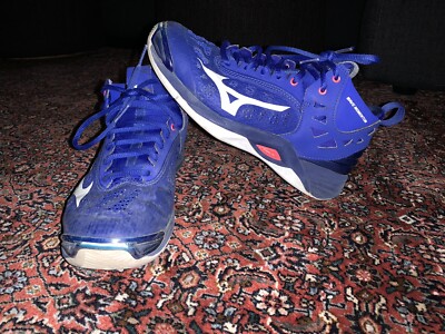 MIZUNO WAVE MOMENTUM MID REFLEXBLUE WHITE