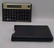 Vintage Hewlett Packard HP 12C Financial Calculator with Sleeve Case Works