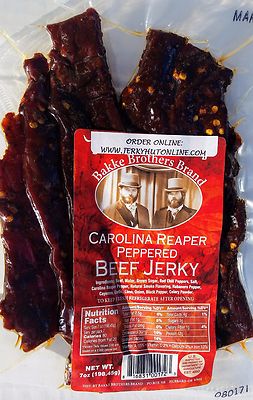 Jerky Com Hot Jerky Combo Featuring Habanero Ghost Pepper Carolina