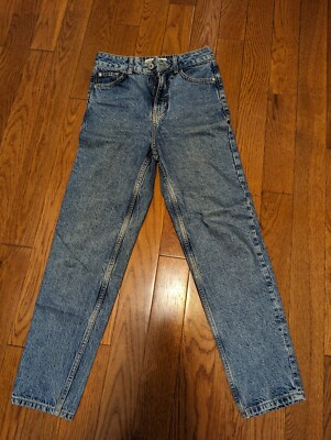 Zara High Rise Mom Jeans
