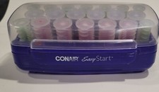 Vintage Conair Easy Start Hot Rollers With Clips