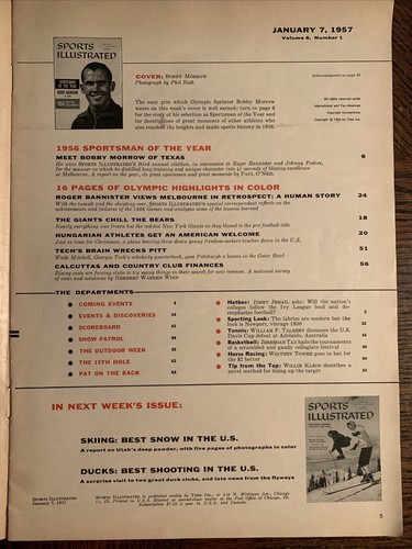 Sports Illustrated - Bobby Morrow Sportsman of the Year Olympics - January 1957 - Picture 2 of 7