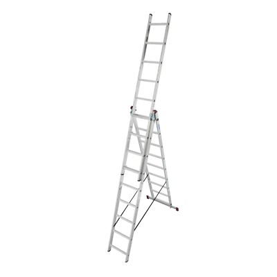Krause Corda Aluleiter 5,3m 3x9 Multifunktionsleiter Vielzweckleiter Mehrzweck