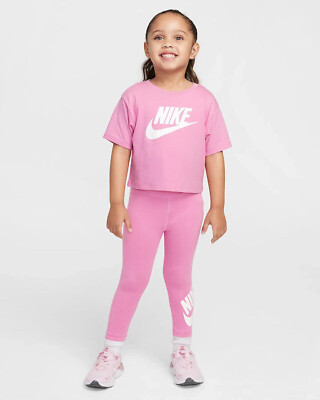 Nike Club Girl Toddler Leggings Pink, size 3T