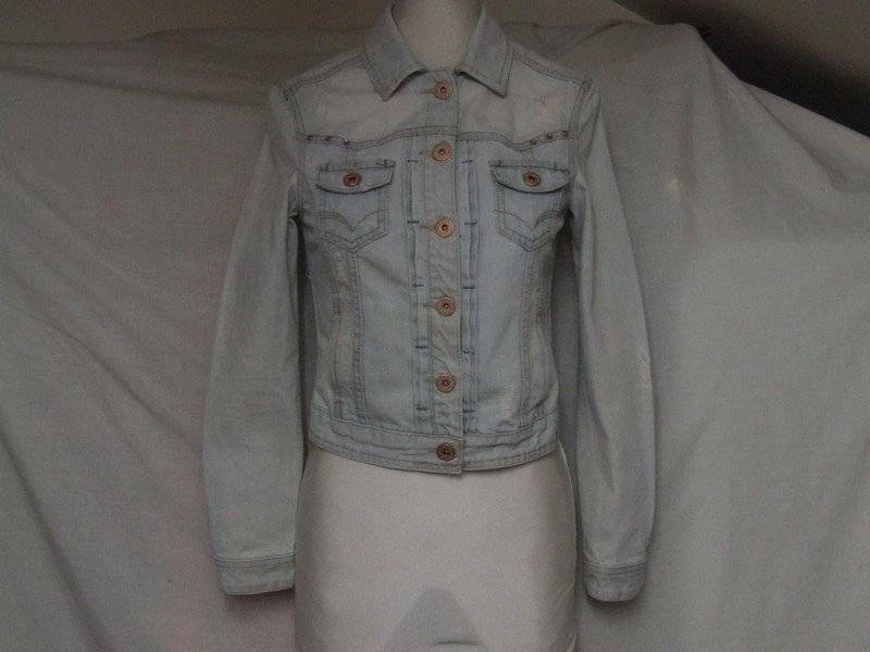New look top cropped denim jacket