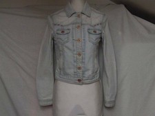 Yes Yes @ New Look Lightly Distressed Denim Jacket Ladies 8 Teen Girl