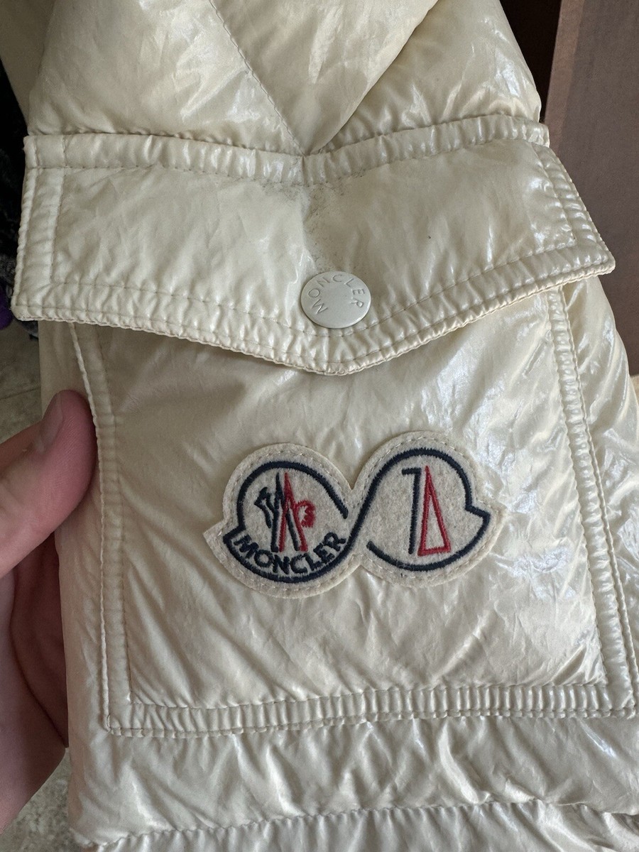 Moncler maya size 3 20th Anniversary Puffer Jacket White/cream | eBay