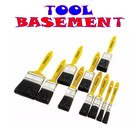 Stanley Synthetic Yellow Colour Paint Brush and Hobby Paint Brush 10 Pics Set