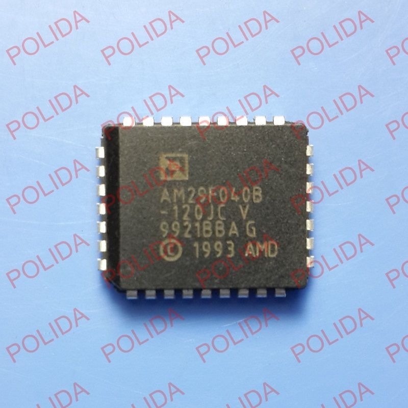 10PCS Flash Memory IC AMD PLCC-32 AM29F040B-120JC