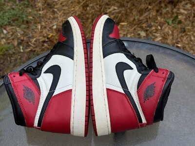 Nike Air Jordan 1 Retro High OG BG Bred Toe YOUTH Sz 6Y Nike Air Jordan 1 Retro High OG BG Bred Toe YOUTH Sz 6Y