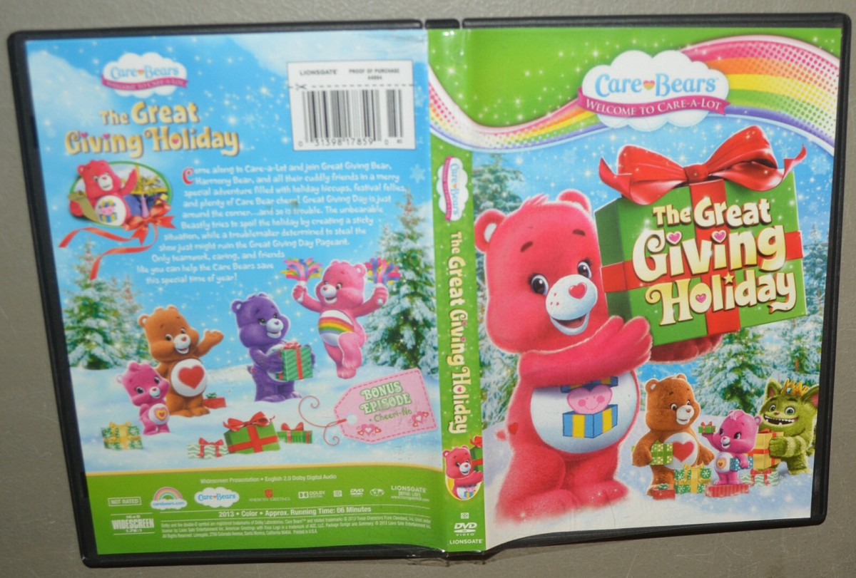 2 DVD lot - Care Bears - The Nutcracker & The Great Giving