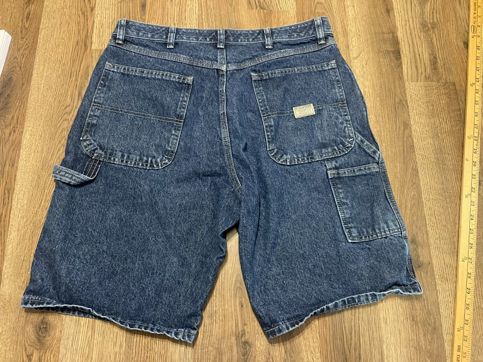 Riders Shorts, Men's Size 34, Blue, Denim, Pockets, Cargo Pockets - Image 2 of 4