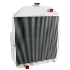 4 Row Aluminum Radiator For 1942-1952 45 Ford F-Series F1 F2 F3 Trucks Engine