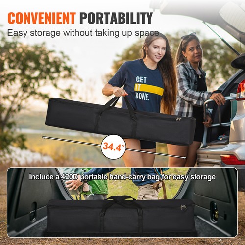 VEVOR Écran de Projection sur Pied Portable 120 pouces 16:9 pour Vidéoprojecteur - Afbeelding 5 van 12