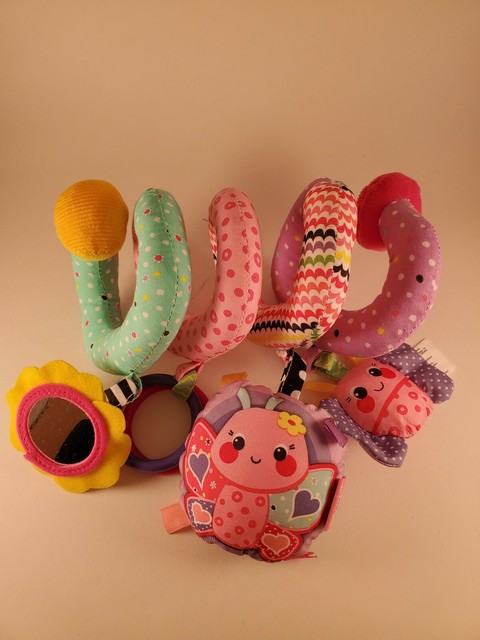 infantino spiral activity toy pink