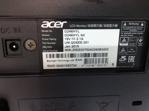 Acer G246HYL BD 24-Zoll-Full-HD-LED-Monitor - Bild 13 von 19
