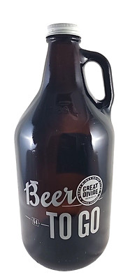 VINTAGE Beer Great Divide 64oz Bottle To Go ''Claymore Scotch Ale'' U.S.A.