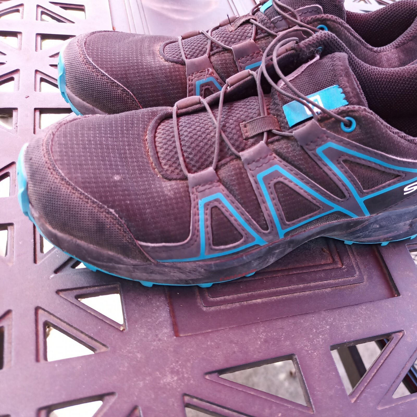 Scarpe da ginnastica da donna Salomon Speedcross Trail Running taglia 4 nere blu