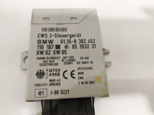 Unidad de control inmovilizador módulo BMW 3 E46 2004 61358382452 ARB205 8382452 - Imagen 3 de 3