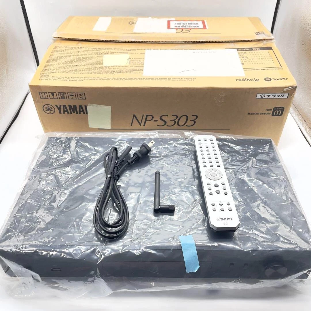 Yamaha NP-S303 network player high resolution compatible Black 100V JP USED