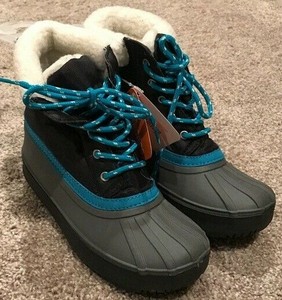 GYMBOREE BUFFALO LODGE BROWN SHERPA LINED BOOTIES 10 NWT