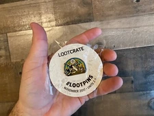 Unite 2.0 Pin NEW Lootcrate Metal Pinback Hat Cap Unity Come Together Hope Peace