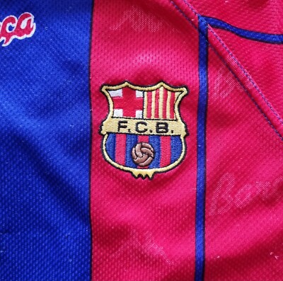 L☆97-98☆バルセロナ☆サッカー ユニフォーム☆KAPPA☆DUGARRY L☆97-