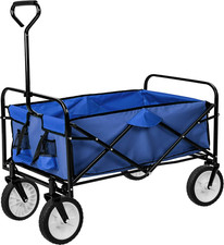 Chariot de Transport Pliable et Étanche 80kg - Jardin, Camping,