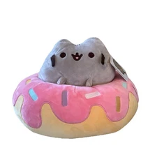 NWT Pusheen Donut Floatie Gund Plush Claire’s Exclusive, Rare, Great Gift!