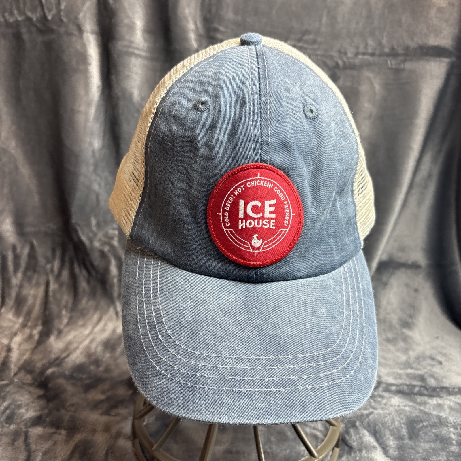 Ice House Trucker Hat Strapback Cap Patch Logo Re… - image 2