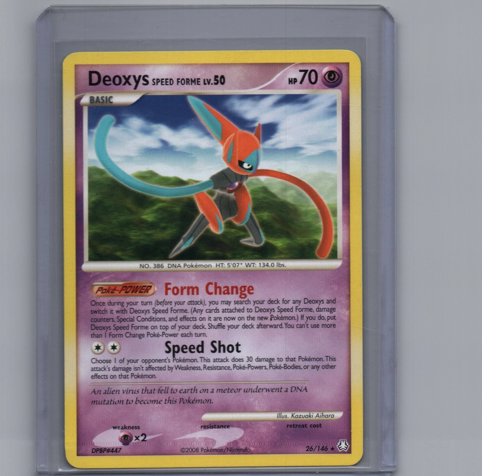 Deoxys Speed Forme Rare Legends Awakened 26/146 (LP)