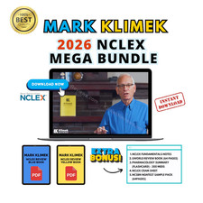 Mark Klimek 2026 Next Gen NCLEX Review Mega Bundle  Latest Video Lectures,PDF G