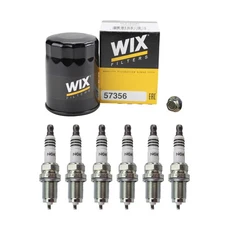 Wix Engine Oil Filter & NGK 6 Iridium IX Spark Plugs kit for MDX Pilot Ridgeline