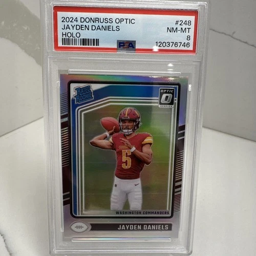 2024 Panini Donruss Optic - Rated Rookie Jayden Daniels #248 Holo Prizm (RC)