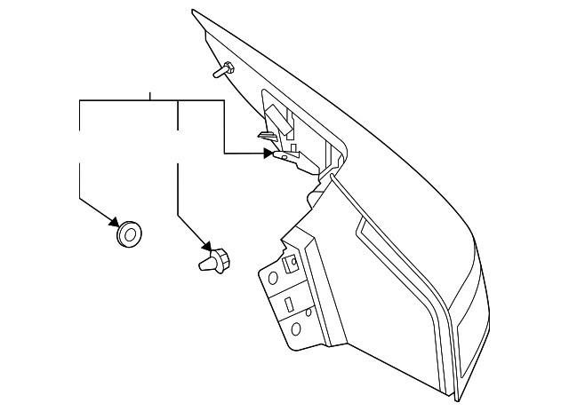 Genuine Nissan Tail Light Assembly 26559-6RR0DNew OEM NISSAN Part QTY 1(Please Provide VIN)