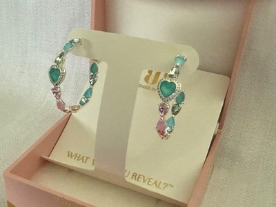 Bomb Party Jewel Candy  26 Earrings  Fashioned To Fly  Miami Zest HEART ER30390