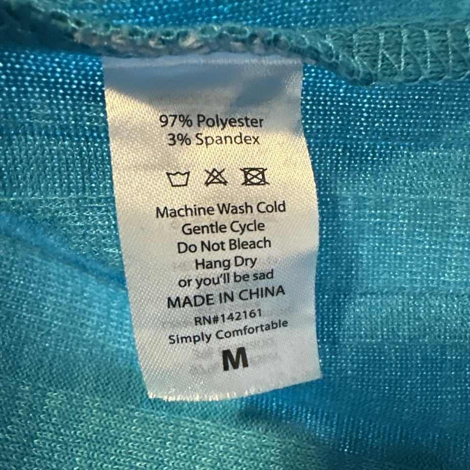 Lularoe Women M Lindsay Kimono Cardigan Blue Ribbed Knit Stretch - Image 4 of 4