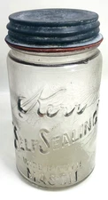 Wide Mouth Mason Kerr Self Sealing Canning Jar Quart With Lid