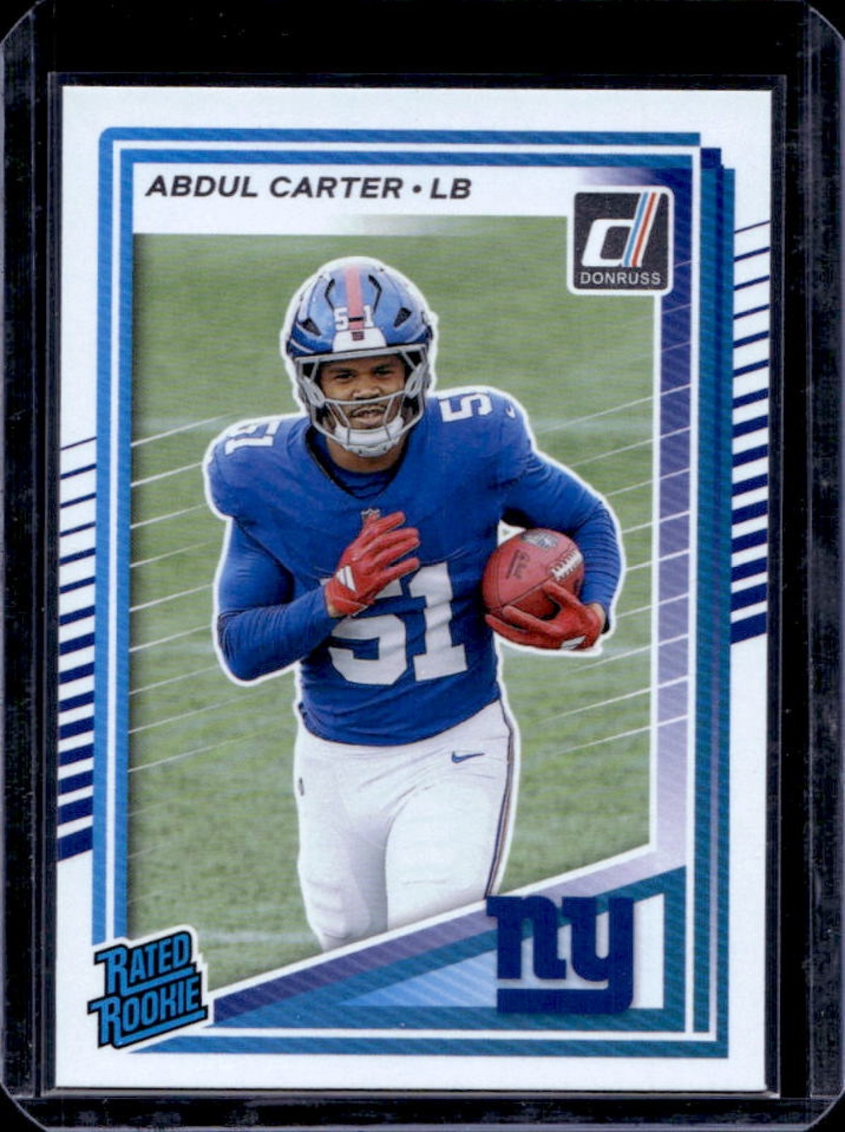 2025 Donruss Abdul Carter Rated Rookie RC #315 Giants