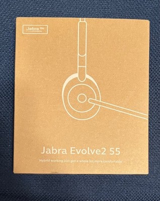 NEW Jabra Evolve2 55 MS Mono Bluetooth Headset 25599-999-999-01 HSC170W