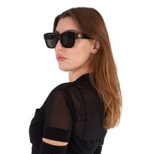 Gucci Grey Square Ladies Sunglasses GG1550SK 001 54 GG1550SK 001 54