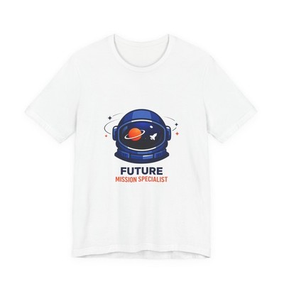 Future Mission Specialist T-Shirt | astronaut mission patch, space science nerd