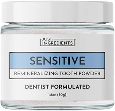 Remineralizing Tooth Powder – Fluoride-Free Oral Care – 1 Ounce (Pack of 1) 