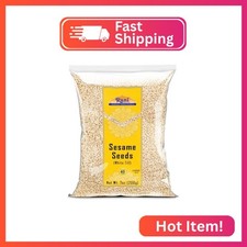 Rani Sesame Seeds Whole White, Hulled Till 7oz 200gm  All Natural  Gluten