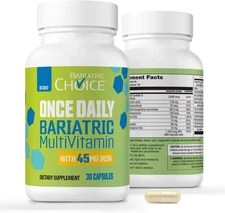 Bariatric Choice Once-Daily Multivitamin with 1 Count 1 (Pack of 30)