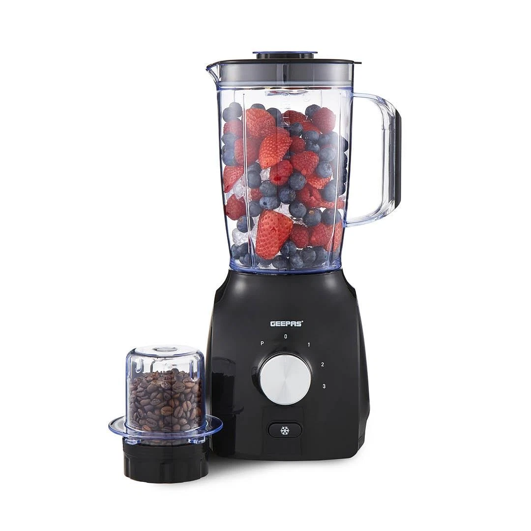 GEEPAS 1.5L Jug Blender Smoothie Milkshake Maker 0.3L Coffee Spice Grinder Mill
Opens in a new windo
