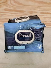 Prevail Disposable Adult Washcloths, 12 x 8 Inch, 5 Packs of 48