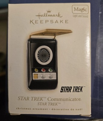 Star Trek Communicator Hallmark Magic Light Sound  2008 Ornament1--626-105