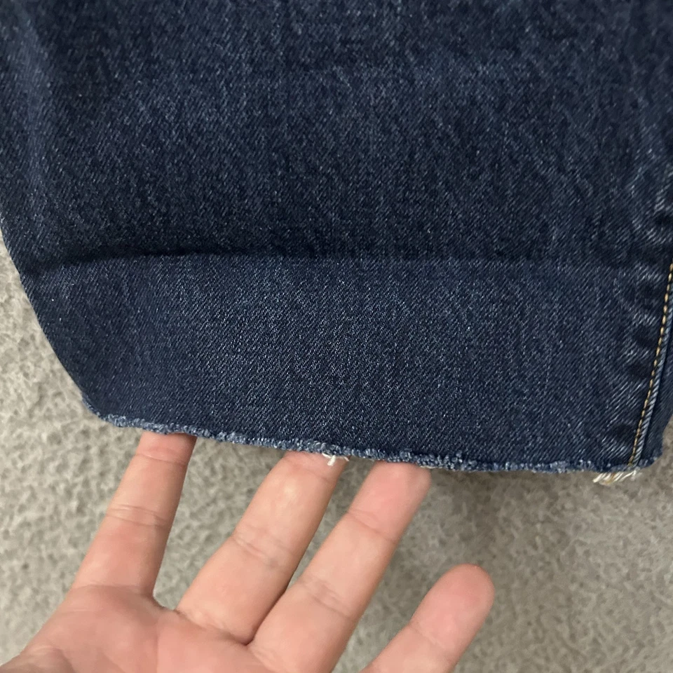 Jeans Levis para Hombres 34x30 Azul Denim 501 Pierna Recta Ribete Línea Roja LVC 2009 Foto 4 de 4