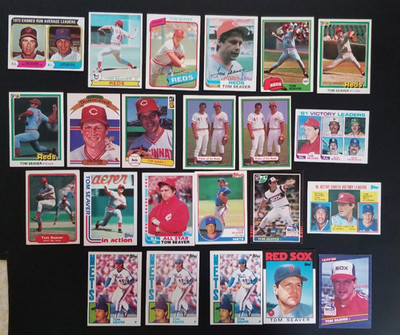 TOM SEAVER-- JIM PALMER---PETE ROSE--LOT COLLECTIONS OF 85 CARDS/    READ